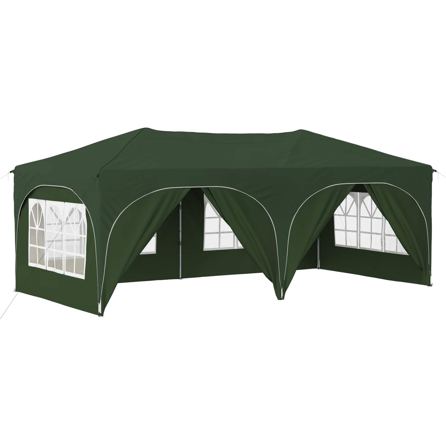 Pop-up Partyzelt 575 x 288 x 245 cm Grün Oxford-Stoff