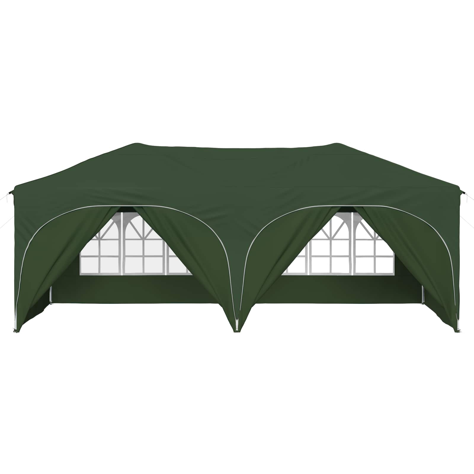 Pop-up Partyzelt 575 x 288 x 245 cm Grün Oxford-Stoff
