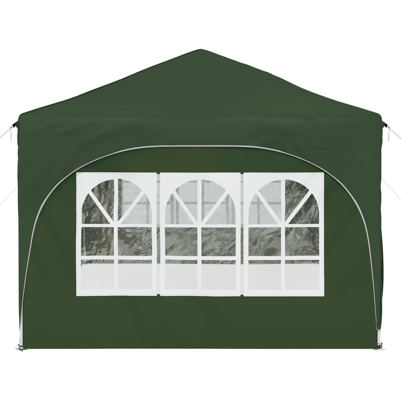 Pop-up Partyzelt 575 x 288 x 245 cm Grün Oxford-Stoff
