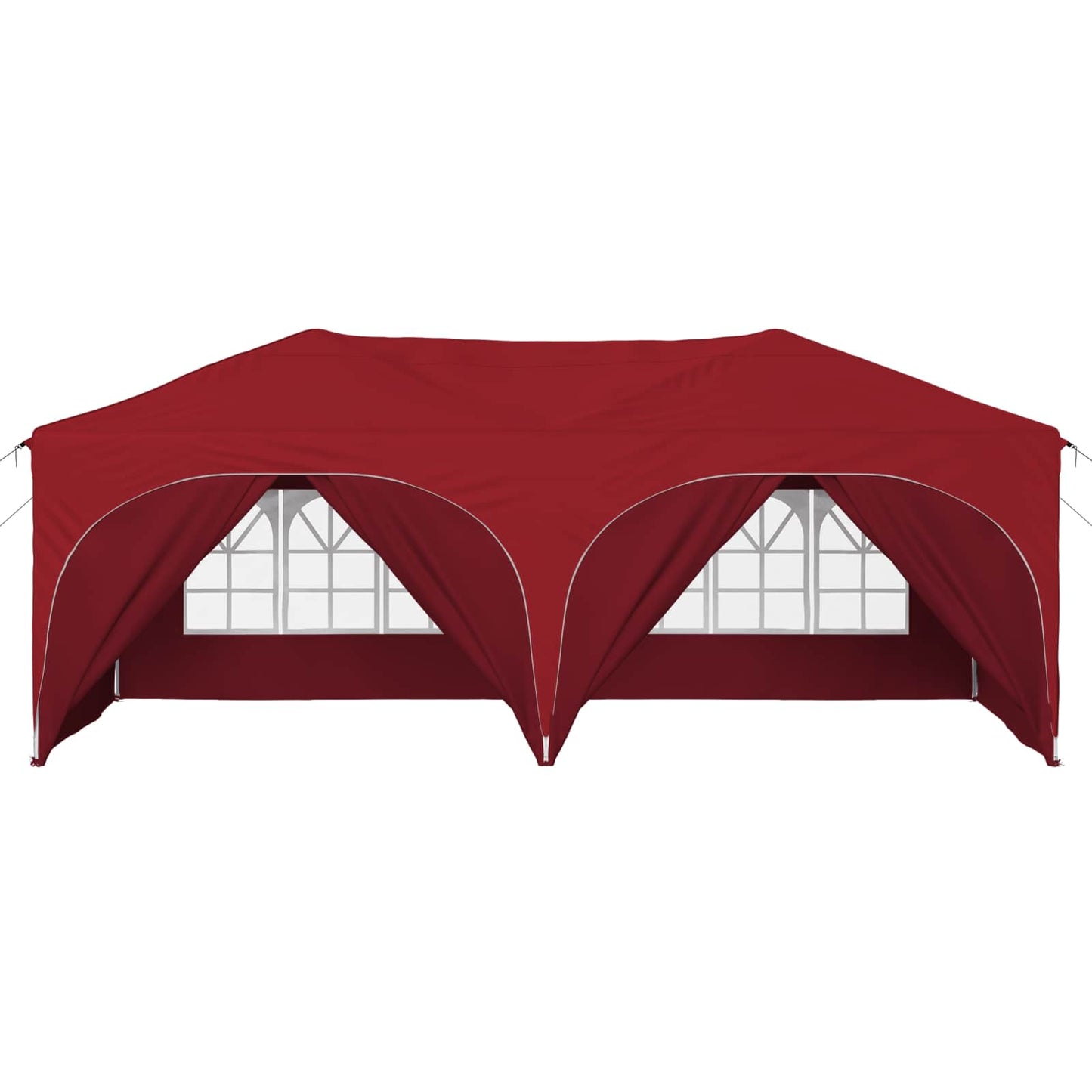 Pop-up Partyzelt 575 x 288 x 245 cm Bordeauxrot Oxford-Stoff