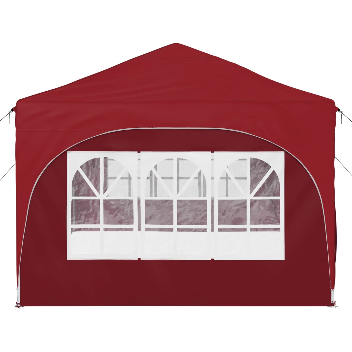 Pop-up Partyzelt 575 x 288 x 245 cm Bordeauxrot Oxford-Stoff