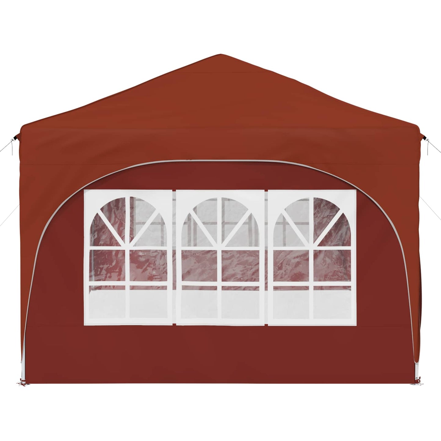 Pop-up Partyzelt 575 x 288 x 245 cm Terrakotta Oxford-Stoff
