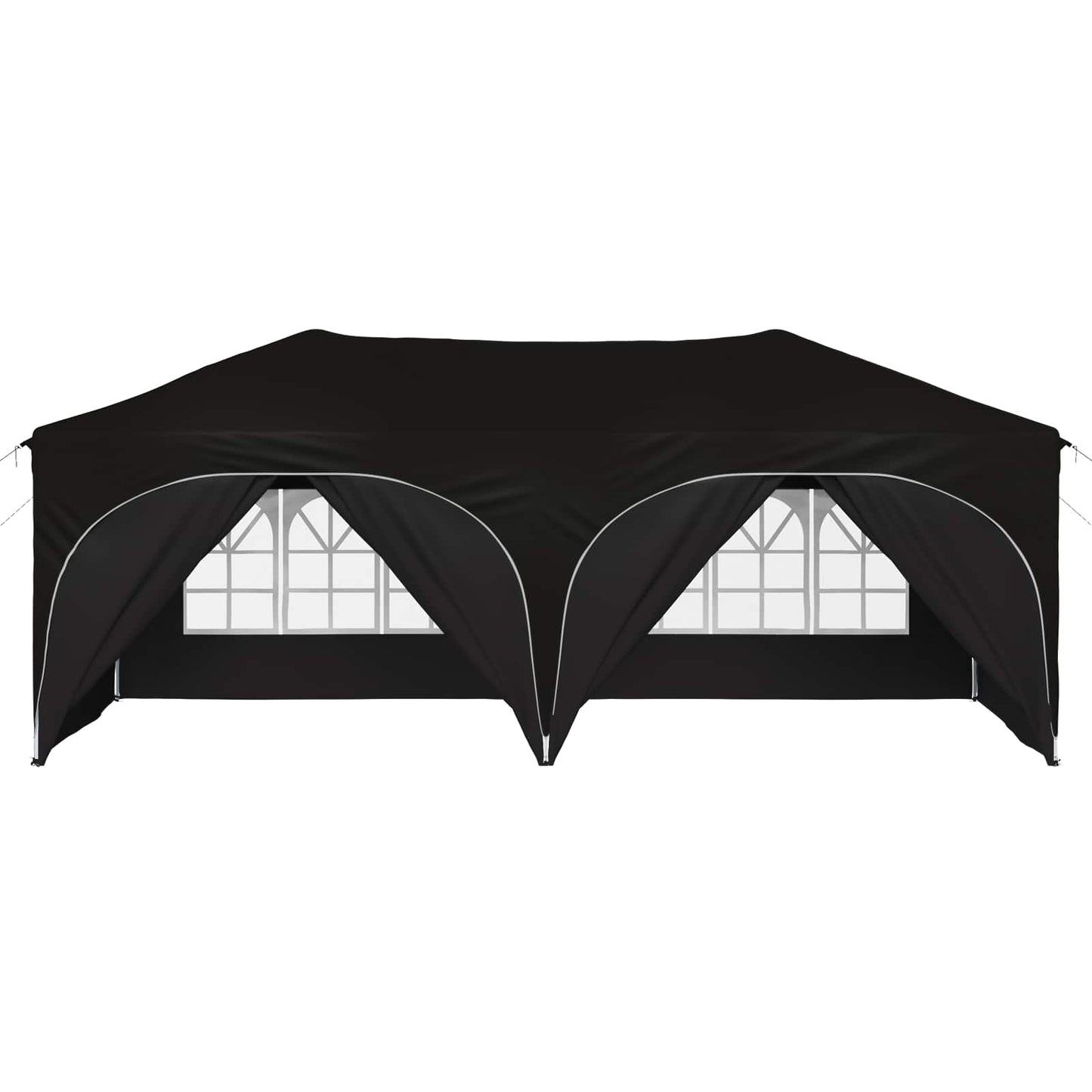 Pop-up Partyzelt 575 x 288 x 245 cm Schwarz Oxford-Stoff