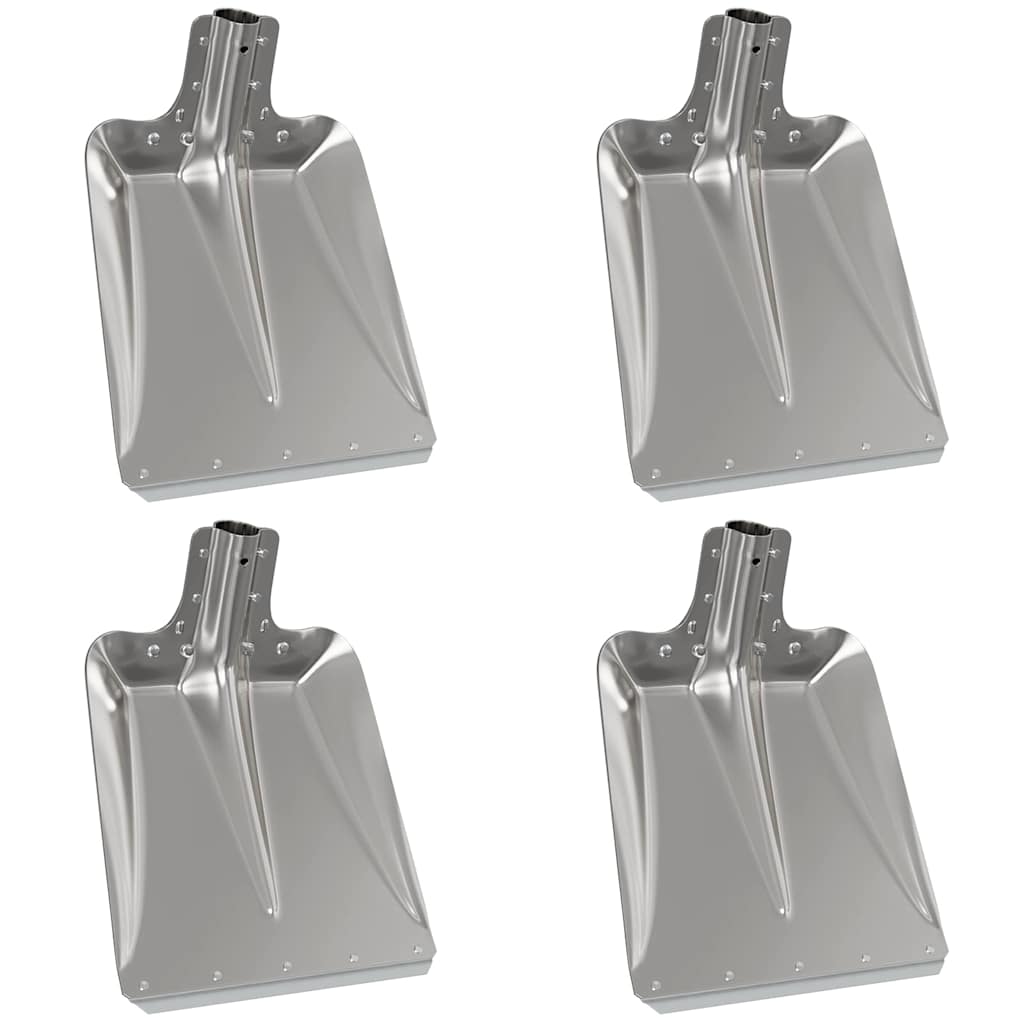 Schaufelkopf 4 Stk. Silber 43 x 32,5 cm Aluminium