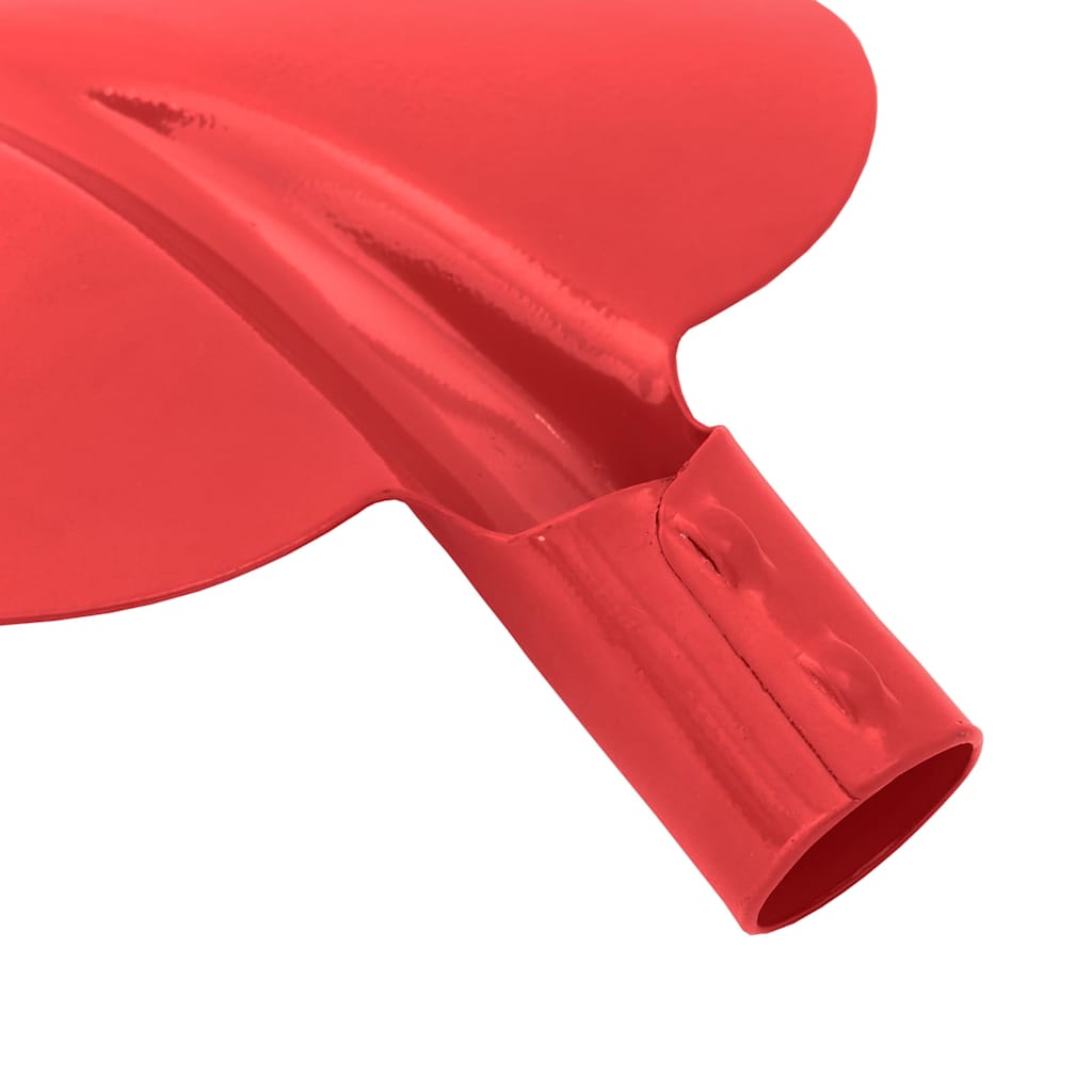 Schaufelkopf 4 Stk. Rot 32 x 24,5 cm Pulverbeschichteter Stahl
