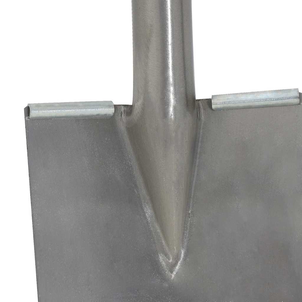 Schaufelkopf Silber 43 x 17 cm Pulverbeschichteter Stahl