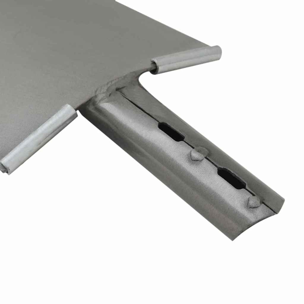 Schaufelkopf 4 Stk. Silber 43 x 17 cm Pulverbeschichteter Stahl