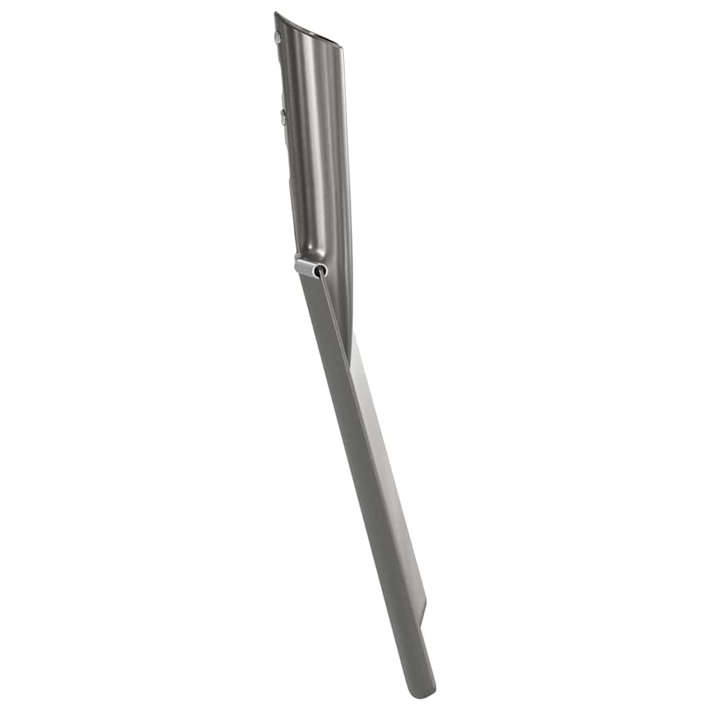 Schaufelkopf 4 Stk. Silber 43 x 17 cm Pulverbeschichteter Stahl