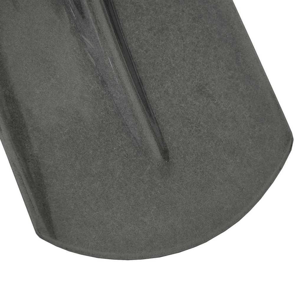 Schaufelkopf Silber 33 x 21 cm Pulverbeschichteter Stahl