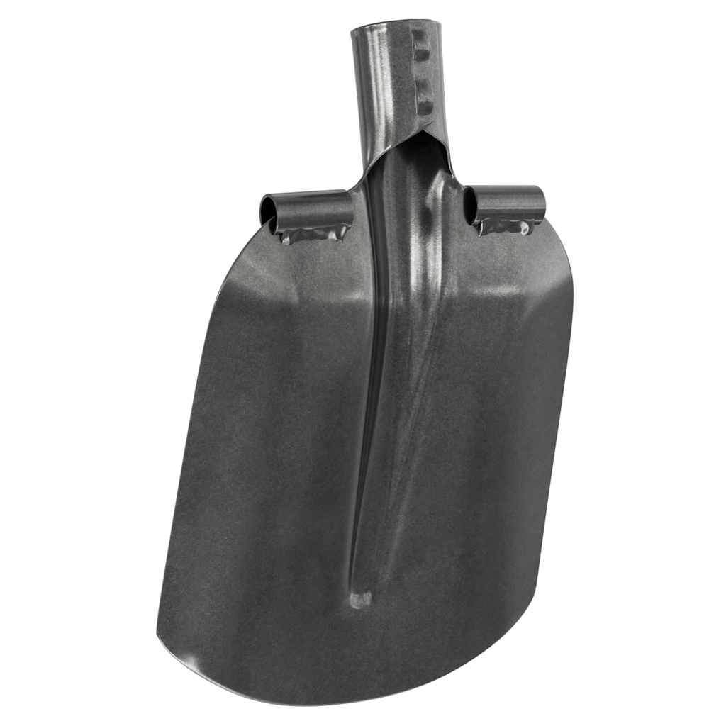 Schaufelkopf 4 Stk. Silber 33 x 21 cm Pulverbeschichteter Stahl
