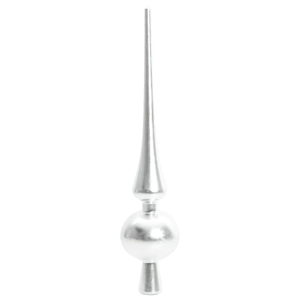 Weihnachtskugel-Set 61 Stk. Silber Ø 6 cm Kunststoff 150 LEDs