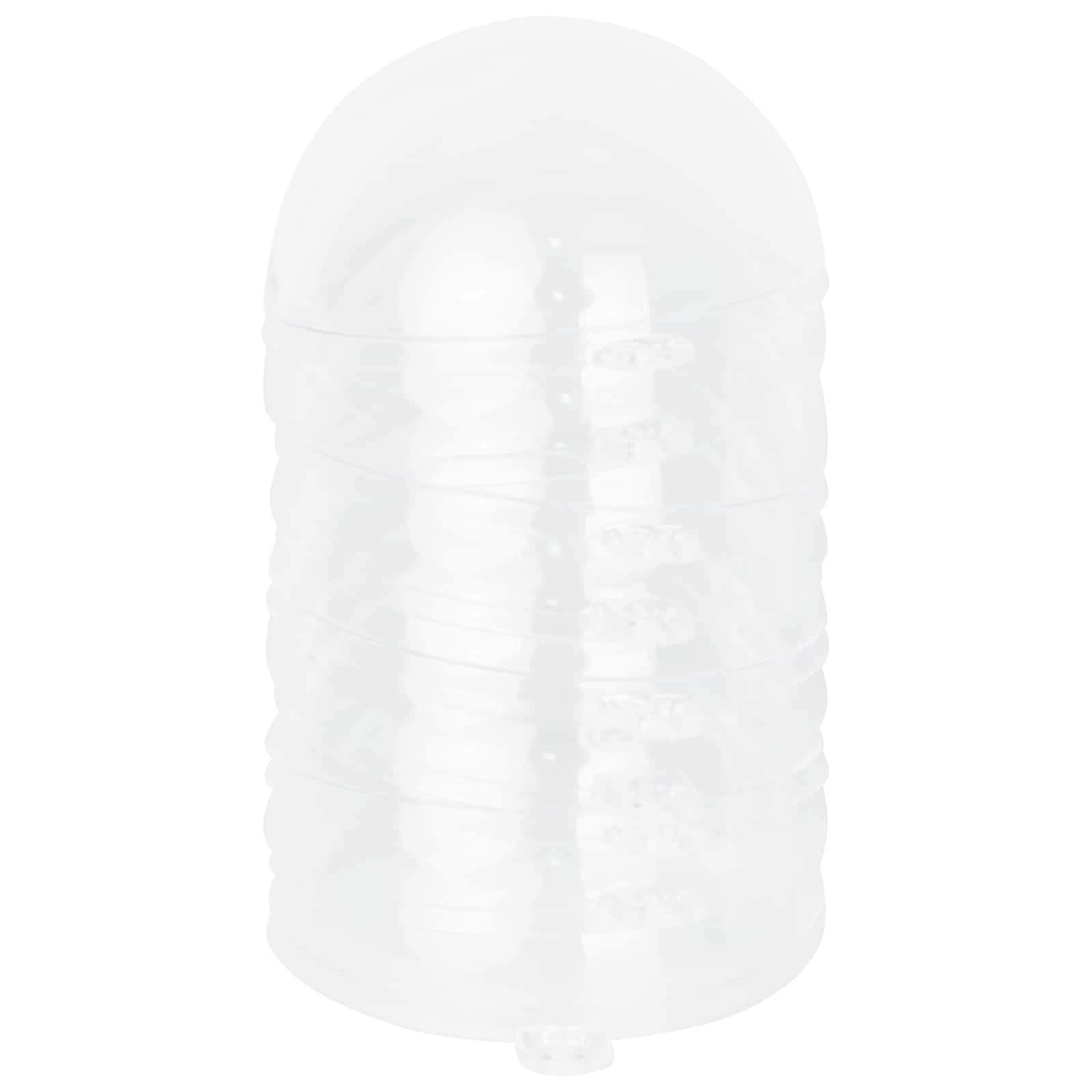 Weihnachtskugel-Set 50 stk. Transparent Ø 5 cm Kunststoff