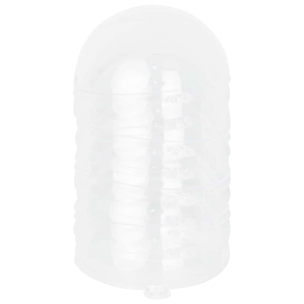 Weihnachtskugel-Set 200 Stk. LEDs Transparent Ø 5 cm Kunststoff