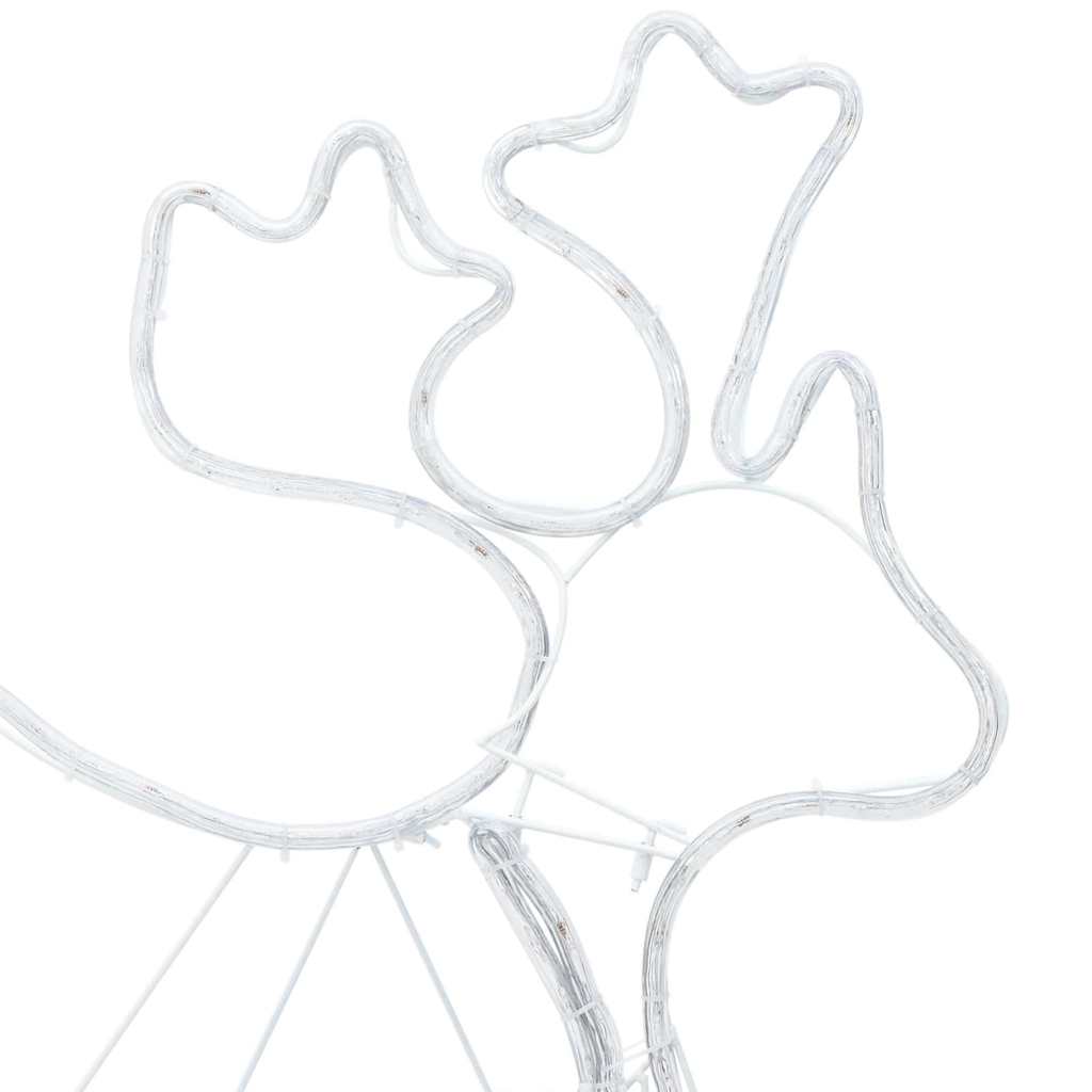 LED Weihnachtsdekoration Mehrfarbig 69 x 79 cm PVC