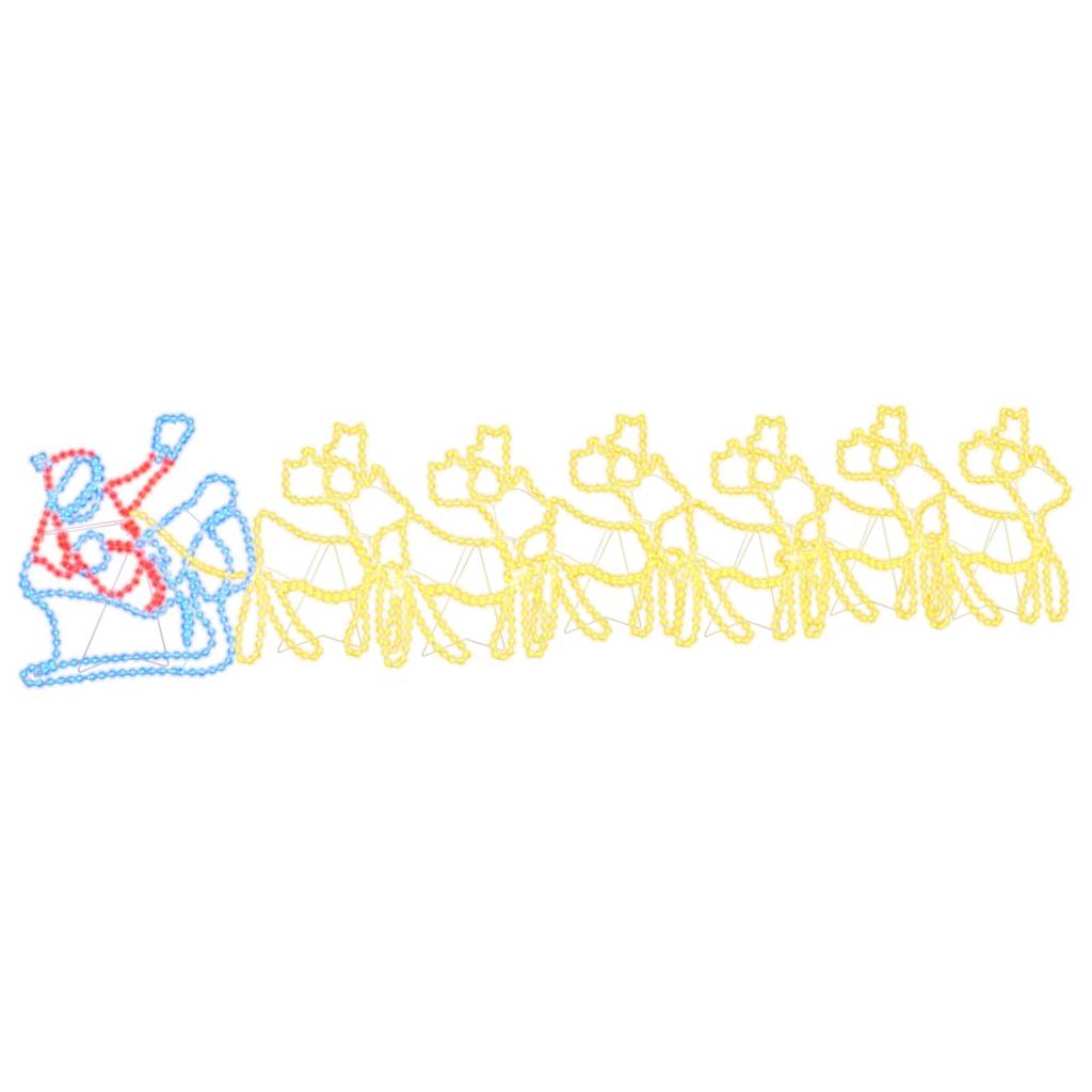 LED Weihnachtsdekoration Mehrfarbig 69 x 79 cm PVC