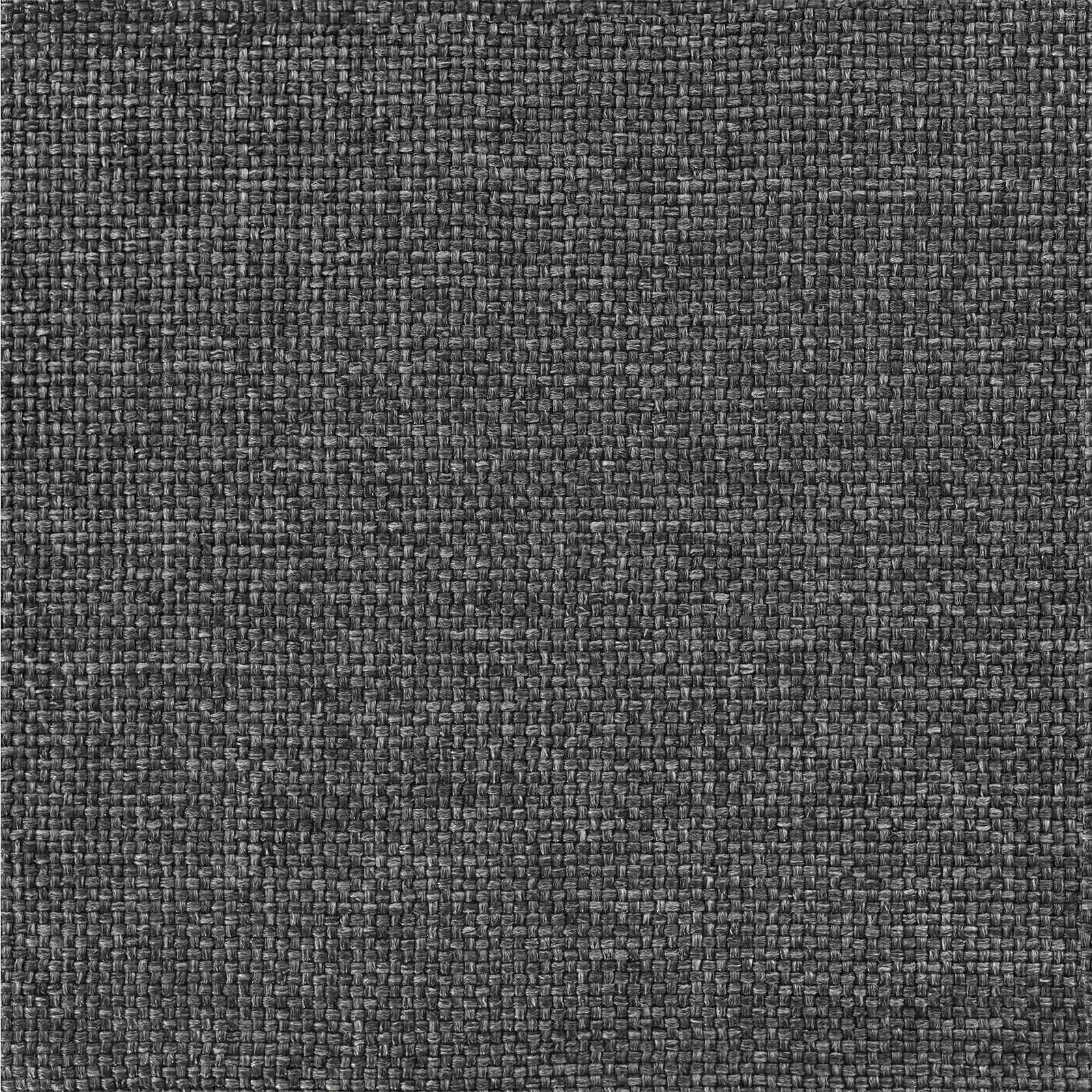 Bettgestell mit gepolstertem Kopfteil Dunkelgrau 180 x 200 cm