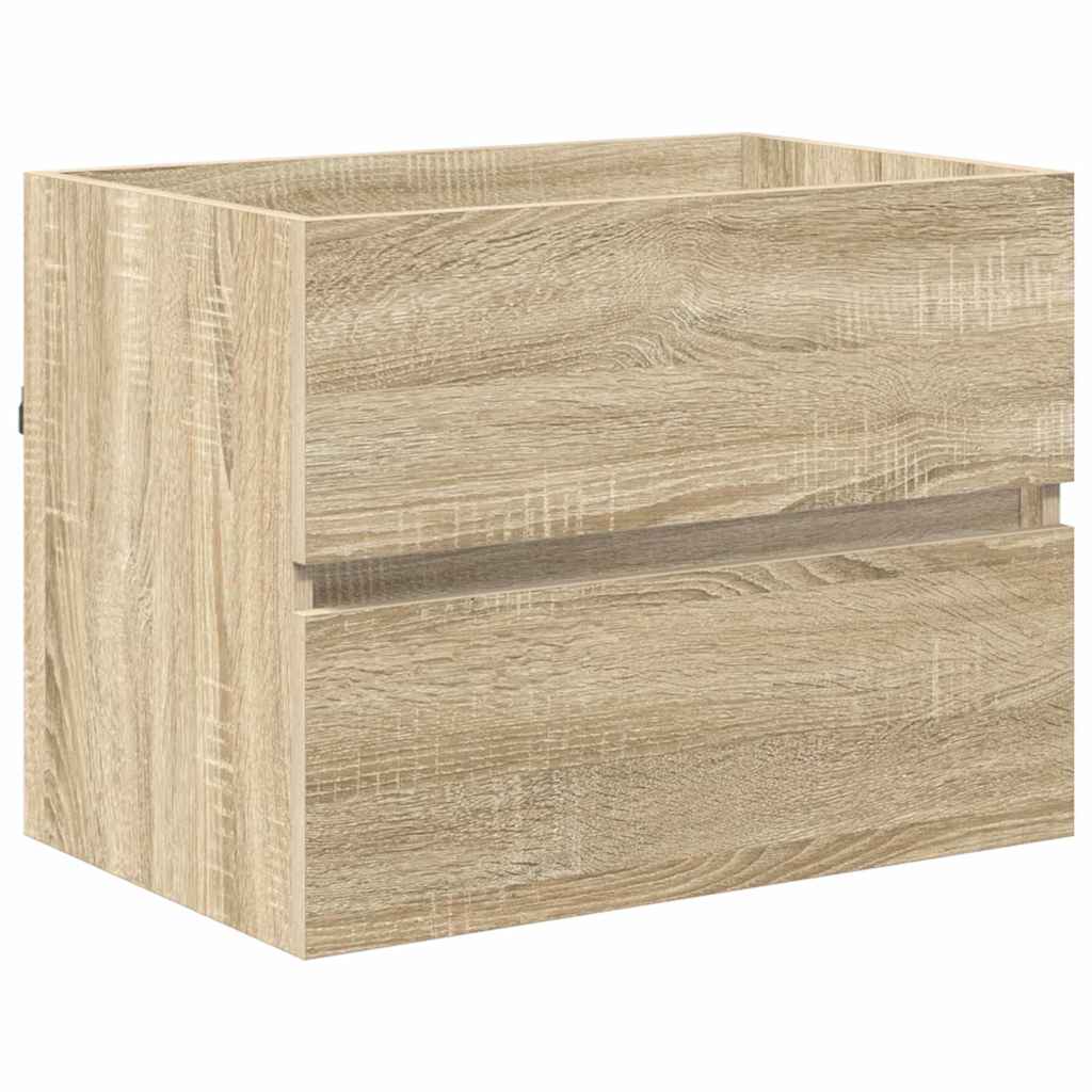 Badezimmermöbel-Set Sonoma-Eiche Holzwerkstoff
