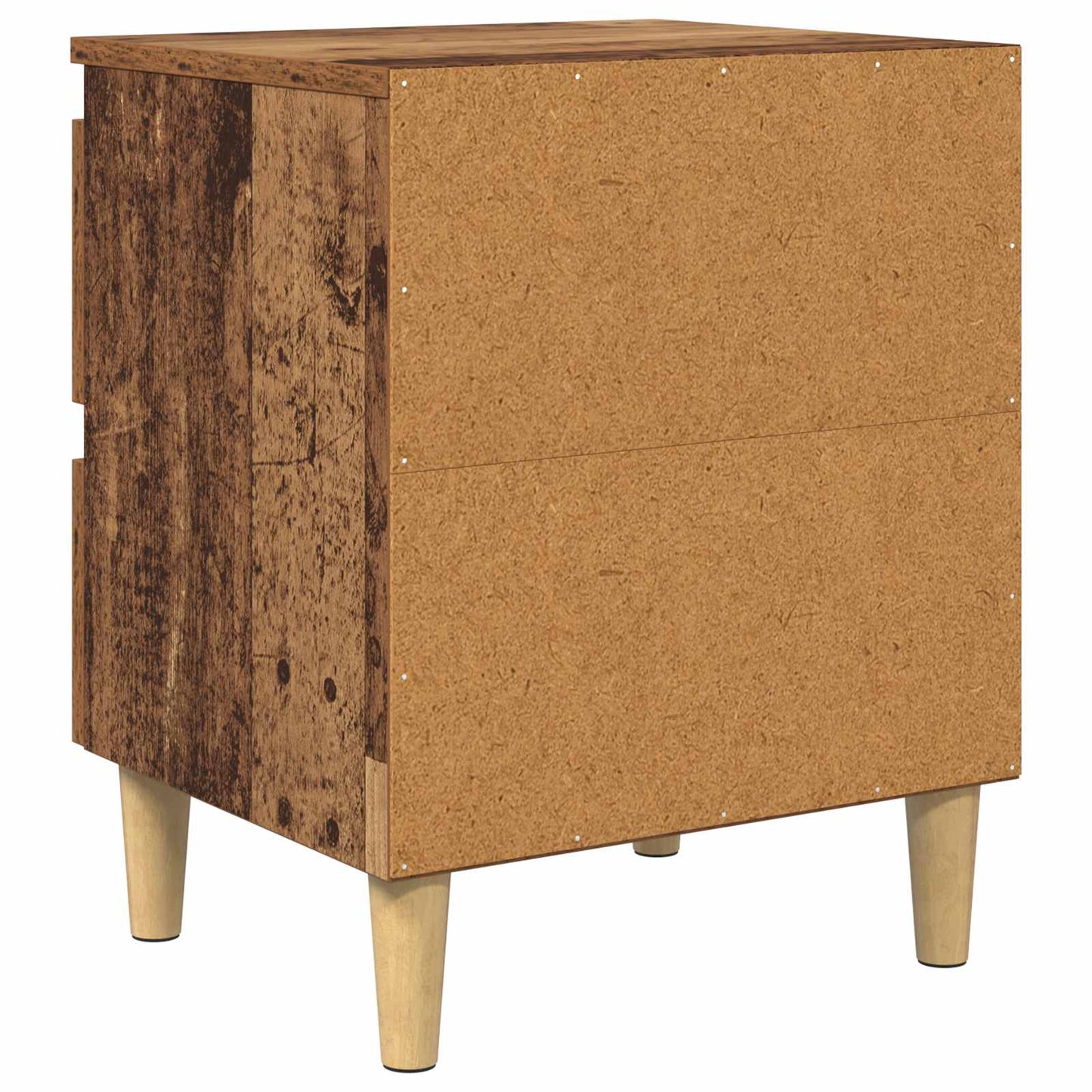 Bettschränke 2 stk. Altholz 40 x 35 x 50 cm Holzwerkstoff