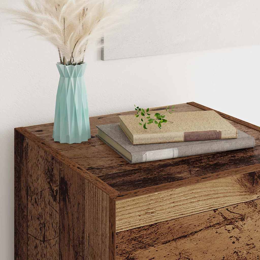 Sideboard Altholz 34,5 x 34 x 90 cm Holzwerkstoff