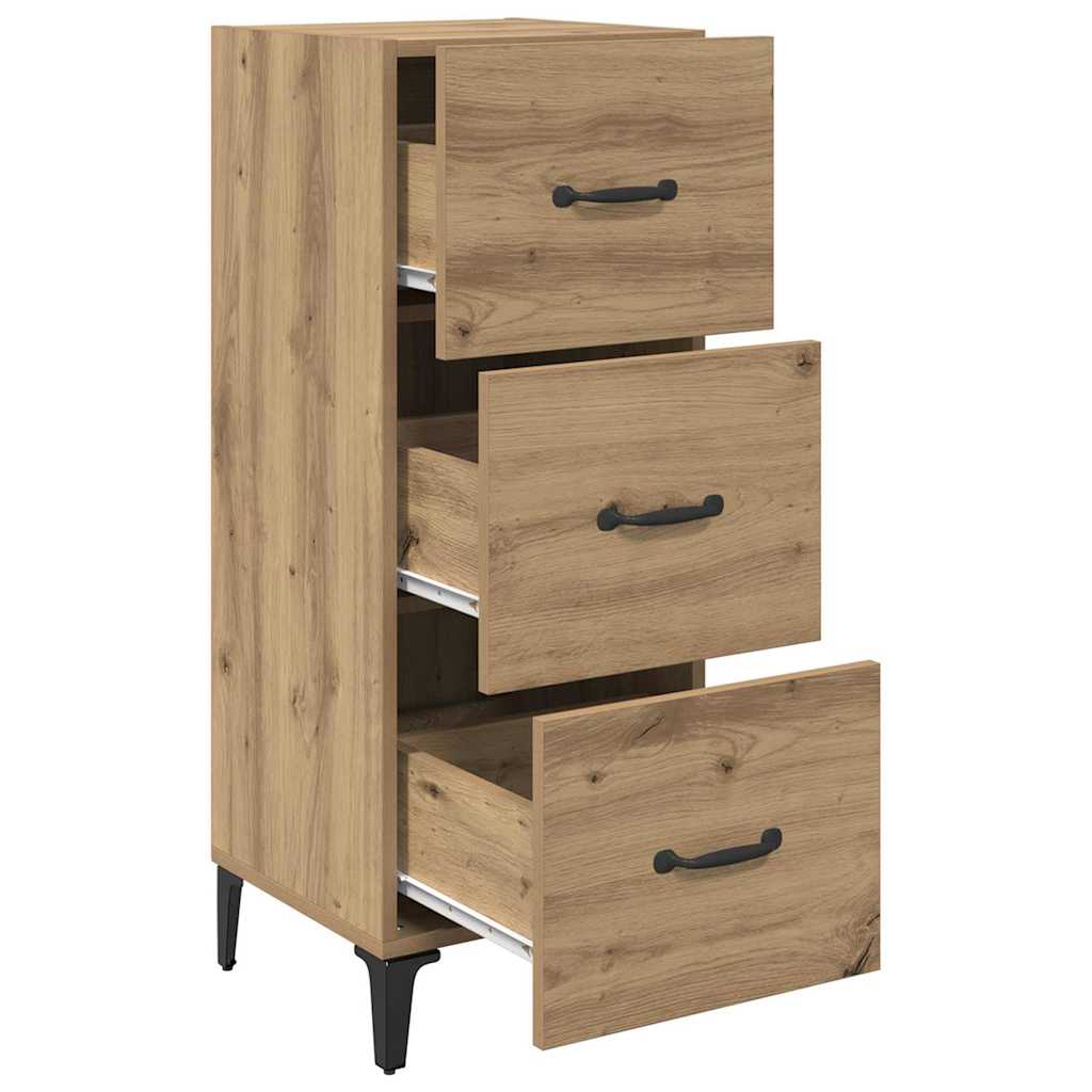 Sideboard Artisan-Eiche 34,5 x 34 x 90 cm Holzwerkstoff