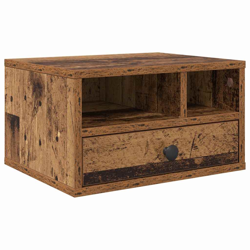 Druckerständer Altholz 40 x 32 x 24 cm Holzwerkstoff