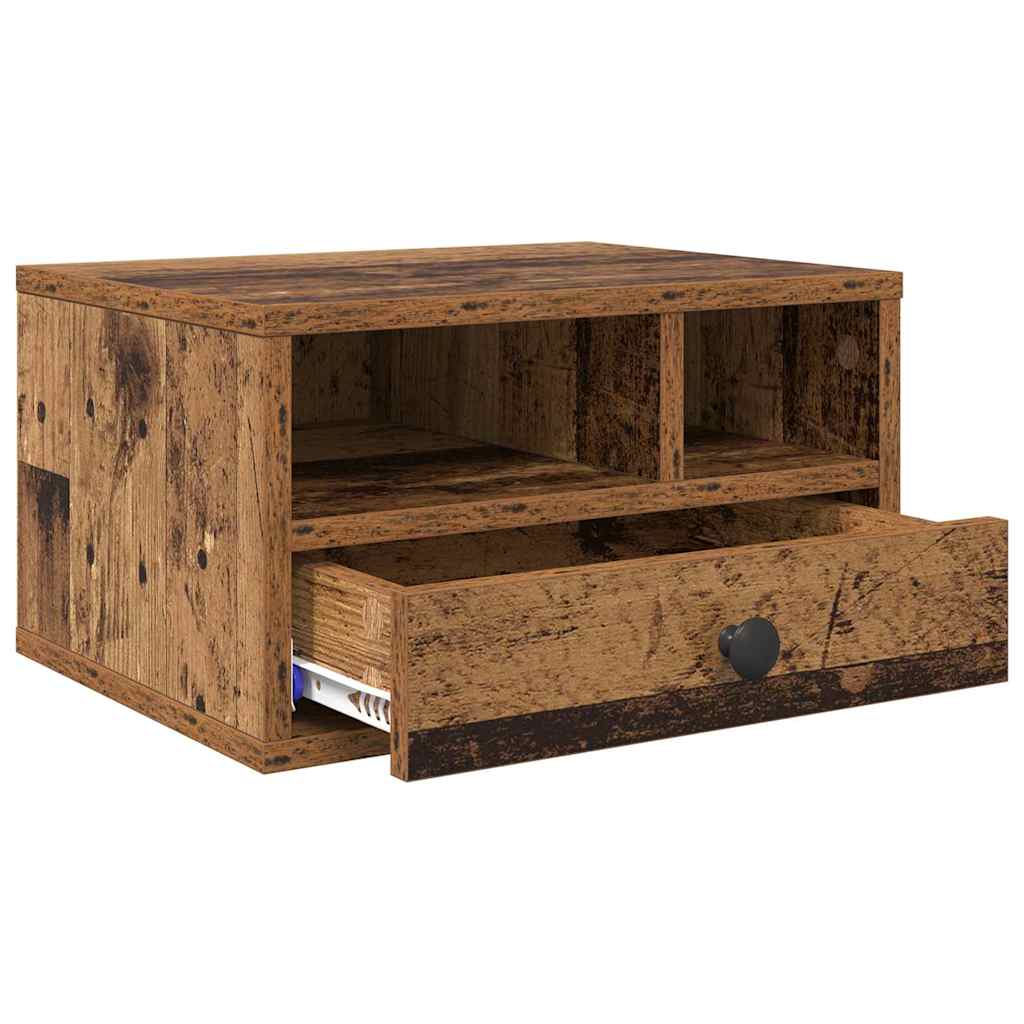 Druckerständer Altholz 40 x 32 x 24 cm Holzwerkstoff