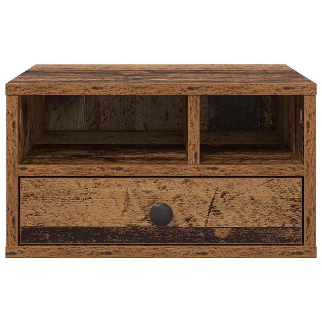 Druckerständer Altholz 40 x 32 x 24 cm Holzwerkstoff