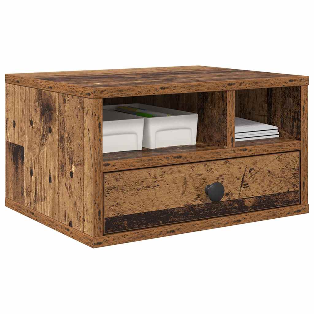 Druckerständer Altholz 40 x 32 x 24 cm Holzwerkstoff