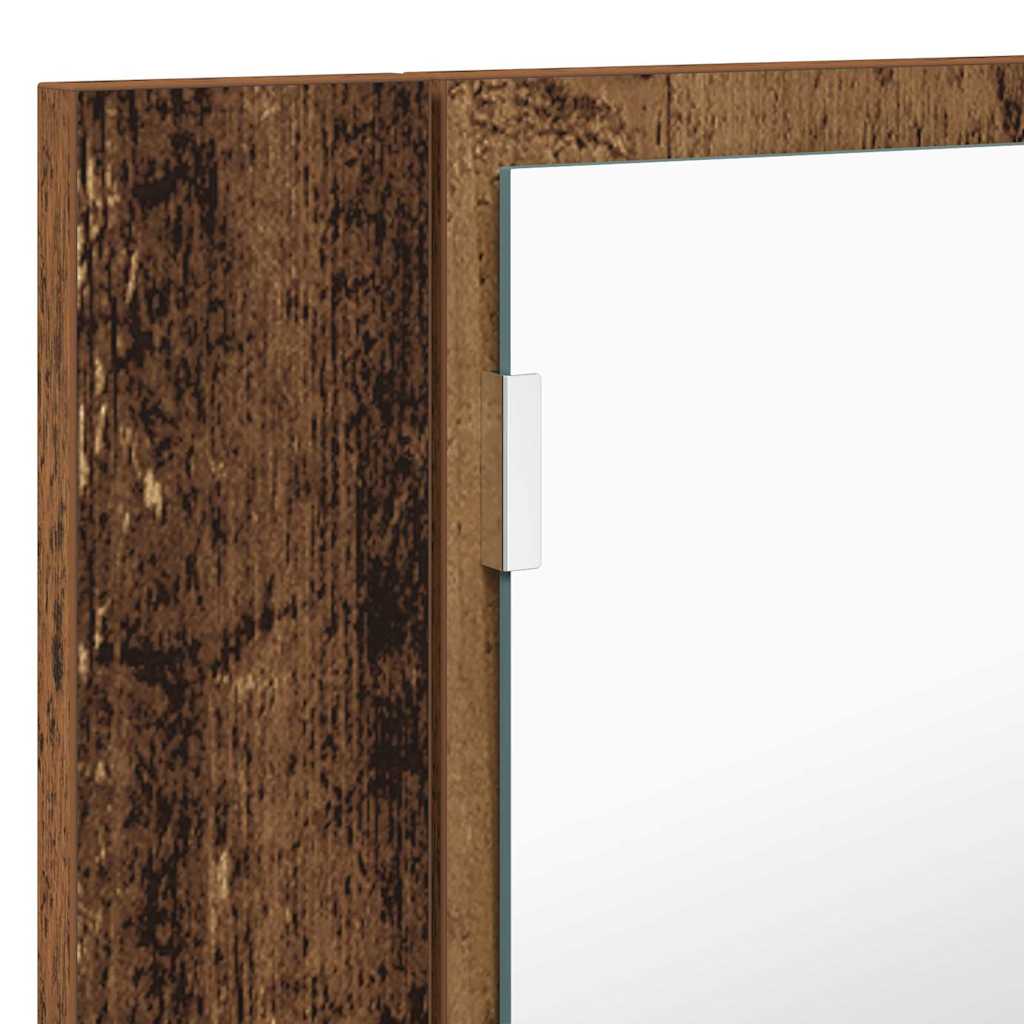 Badezimmerspiegelschrank Altholz 80 x 12 x 45 cm Holzwerkstoff