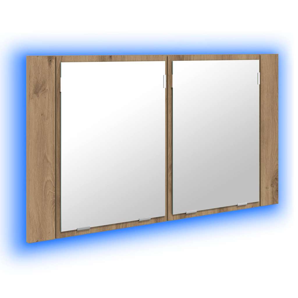 Badezimmerspiegelschrank Artisan-Eiche 80 x 12 x 45 cm