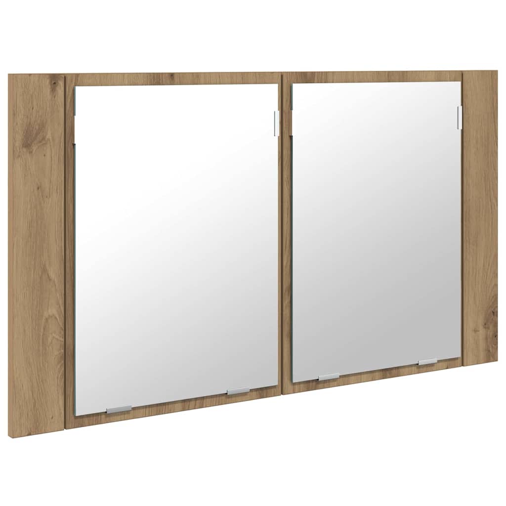 Badezimmerspiegelschrank Artisan-Eiche 80 x 12 x 45 cm