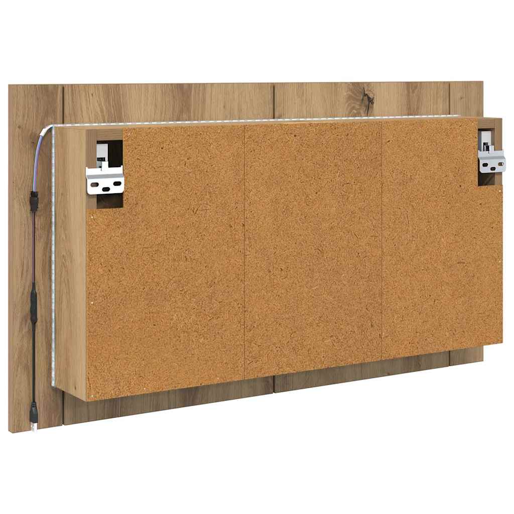 Badezimmerspiegelschrank Artisan-Eiche 80 x 12 x 45 cm