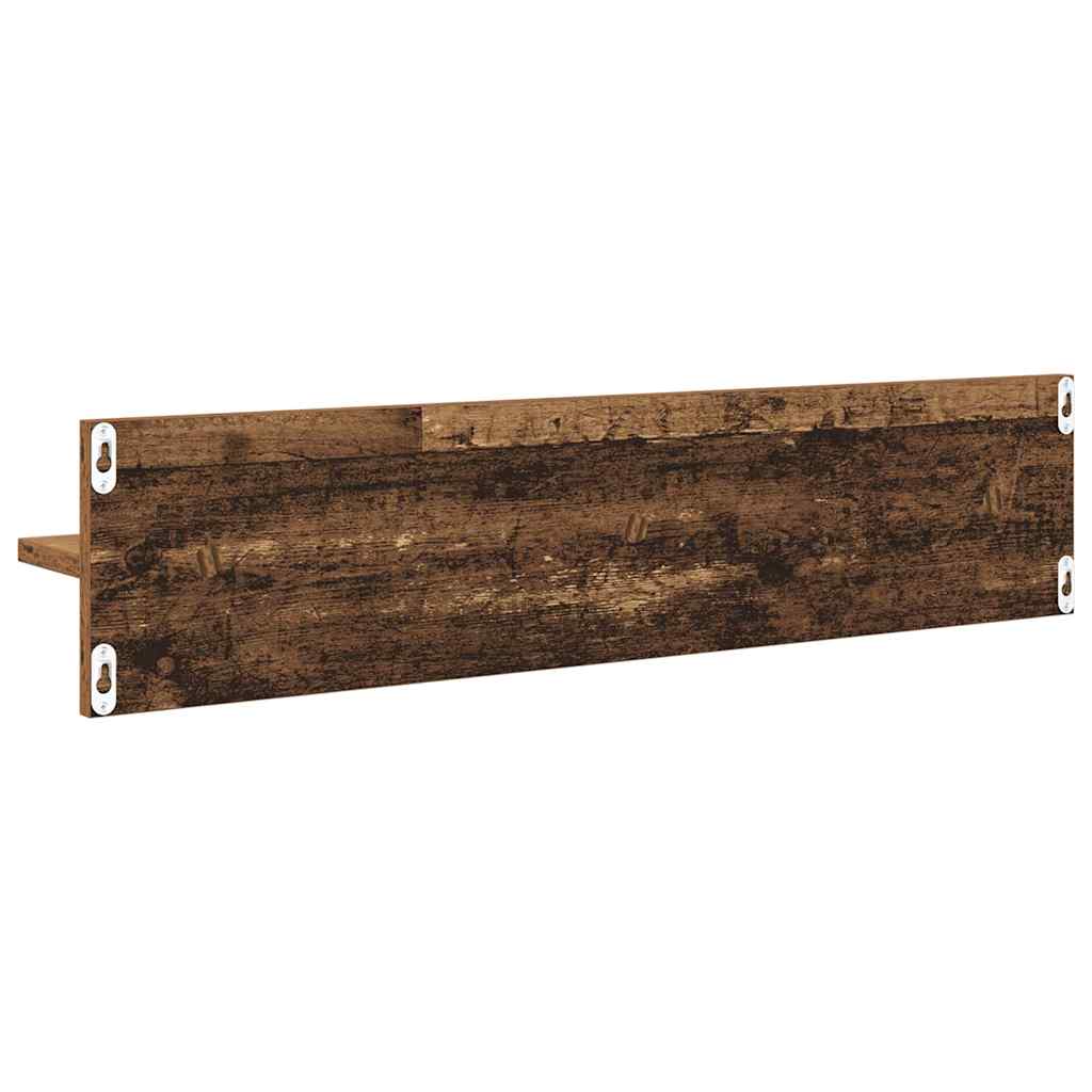 Wandregale 4 stk. Altholz 80 x 11,5 x 18 cm Holzwerkstoff