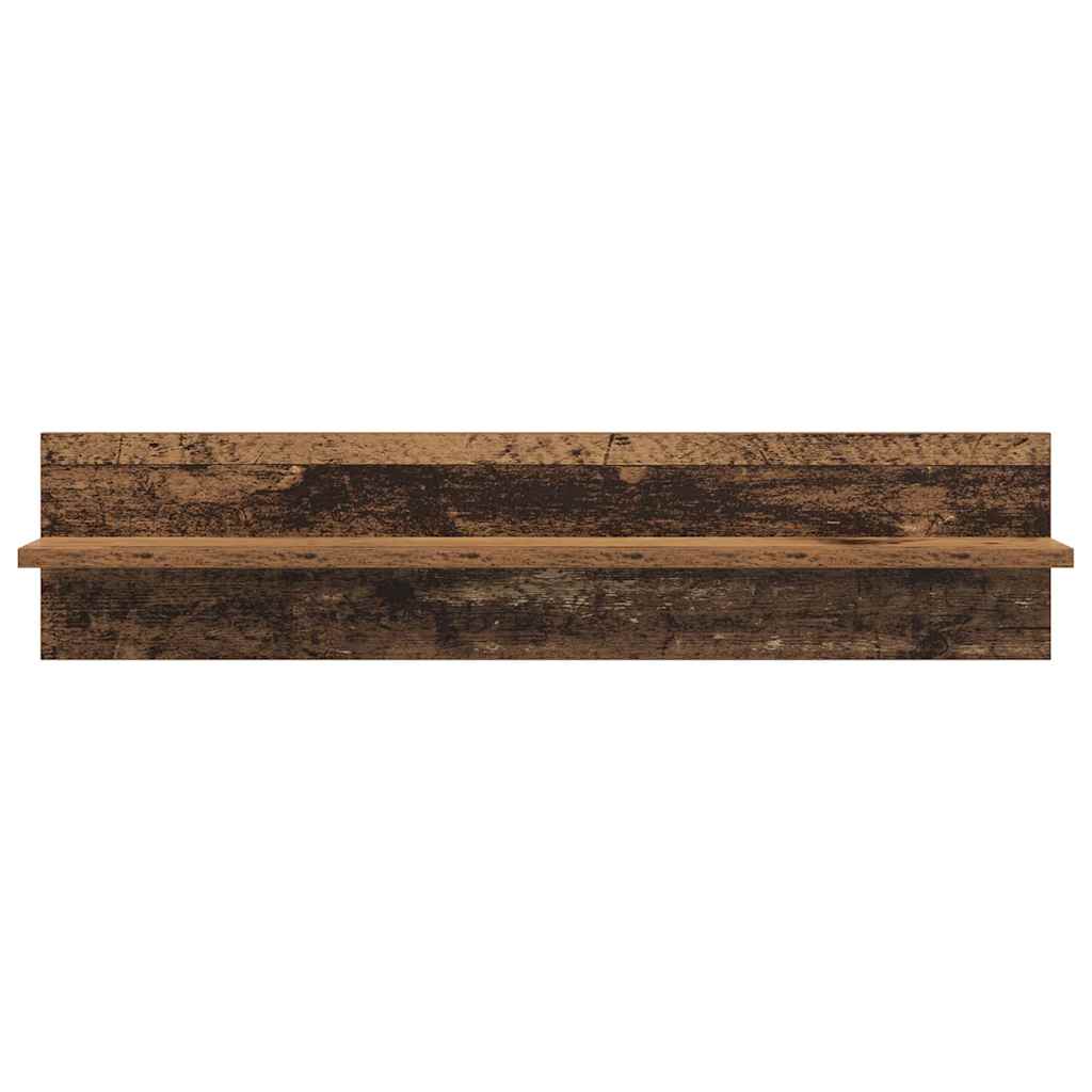 Wandregale 4 stk. Altholz 80 x 11,5 x 18 cm Holzwerkstoff