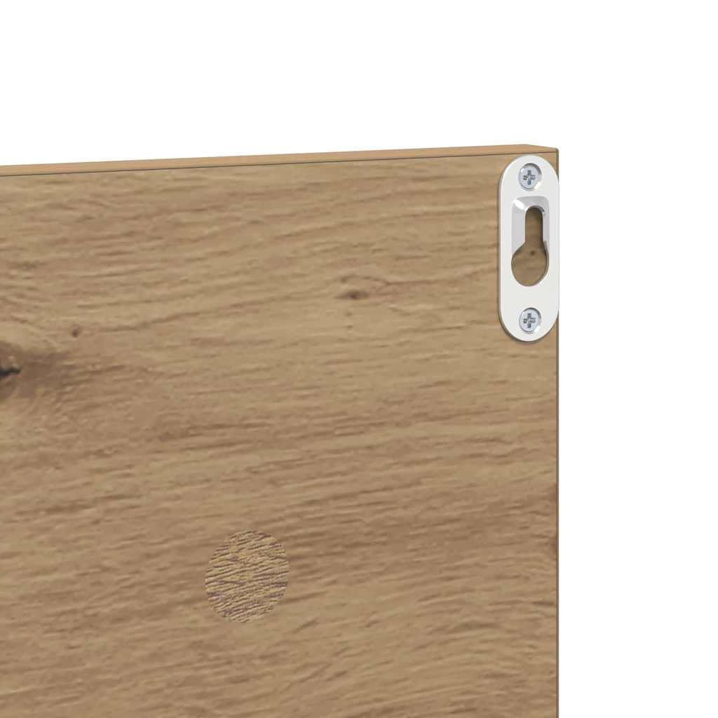 Wandregale 4 stk. Artisan-Eiche 80 x 11,5 x 18 cm Holzwerkstoff