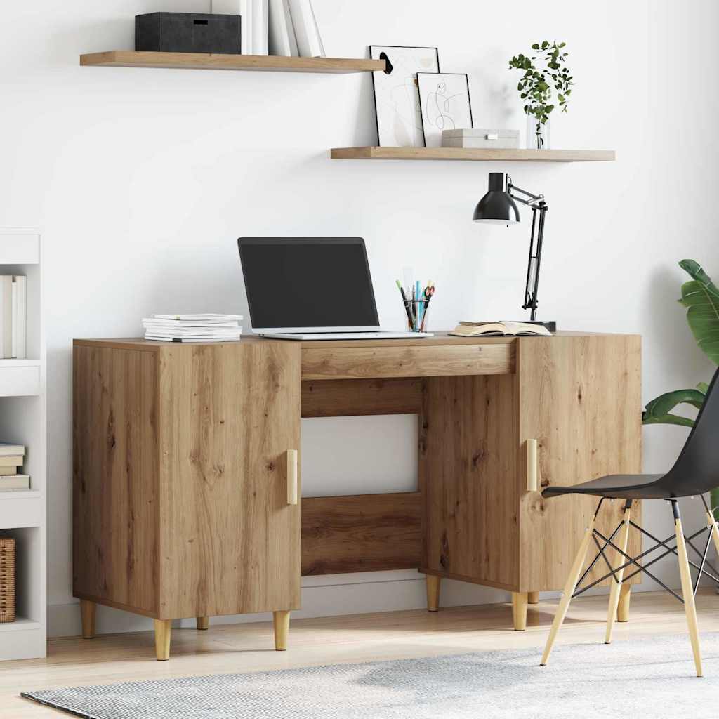 Schreibtisch Artisan-Eiche Holzwerkstoff 140 x 50 x 75 cm