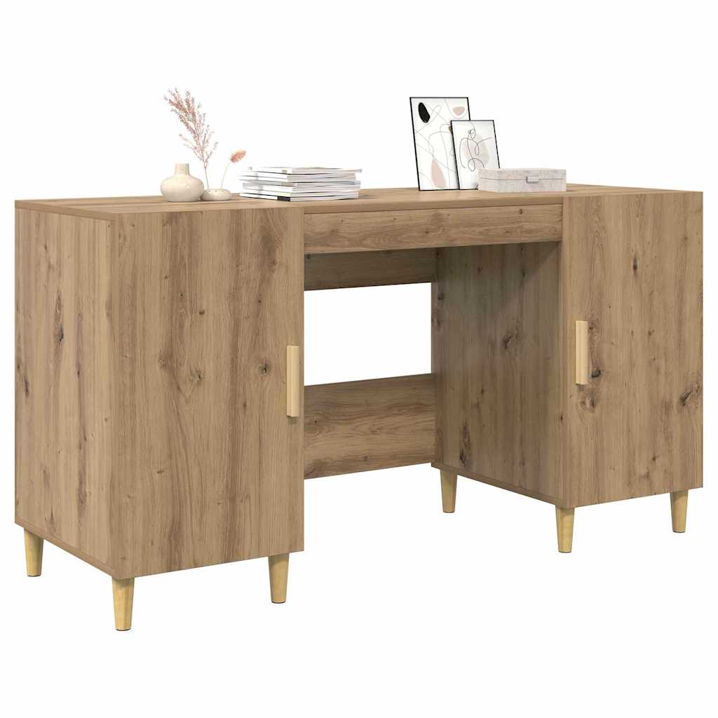 Schreibtisch Artisan-Eiche Holzwerkstoff 140 x 50 x 75 cm