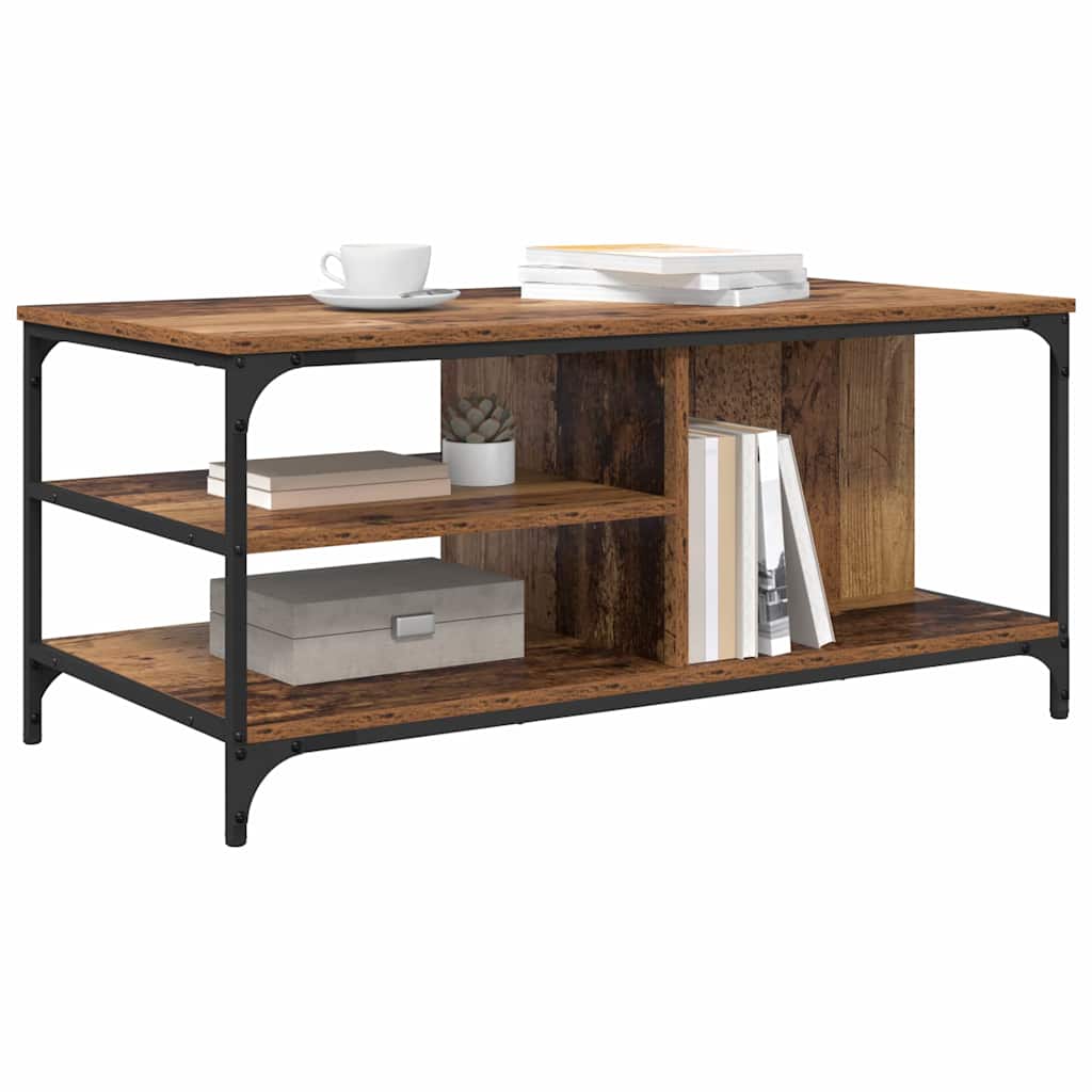 Couchtisch Altholz 100 x 50 x 45 cm Holzwerkstoff