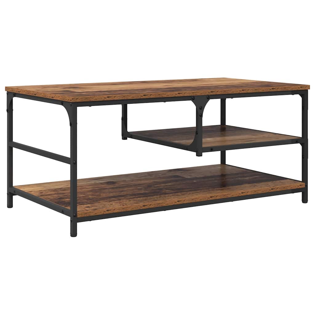 Couchtisch Altholz 90 x 49 x 40 cm Holzwerkstoff