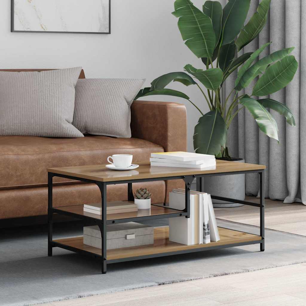 Couchtisch Artisan-Eiche 90 x 49 x 40 cm Holzwerkstoff