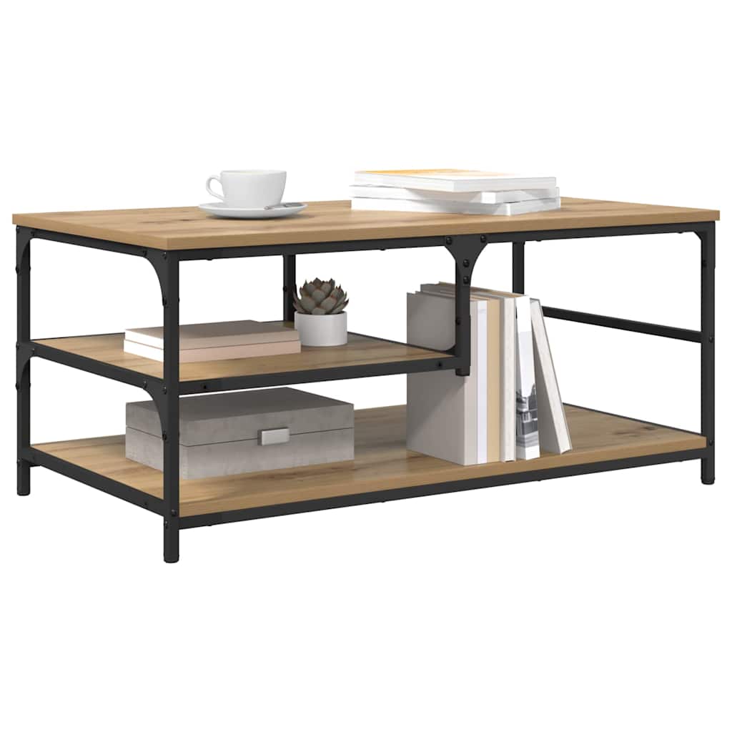 Couchtisch Artisan-Eiche 90 x 49 x 40 cm Holzwerkstoff
