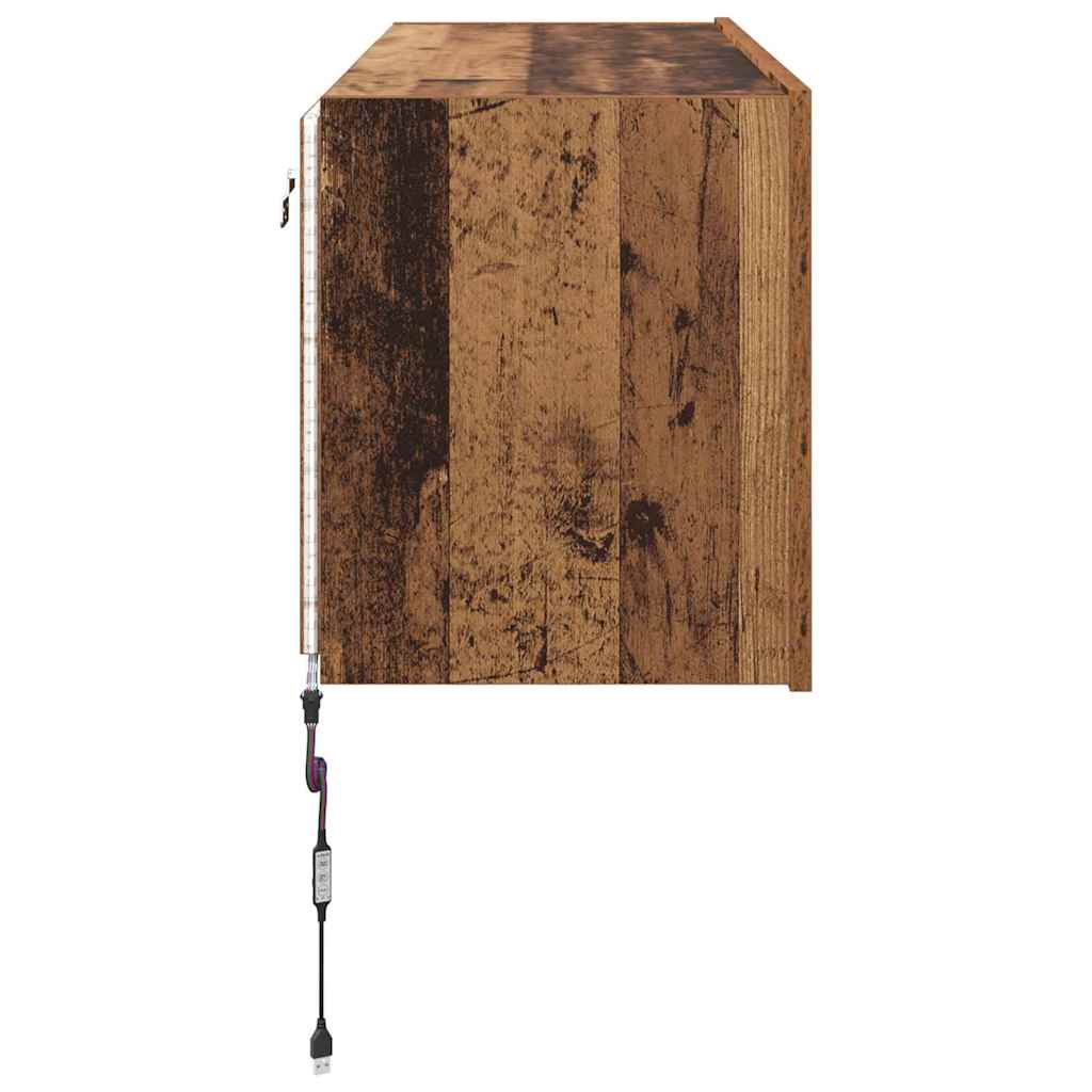 TV-Wandschrank Altholz Holzwerkstoff
