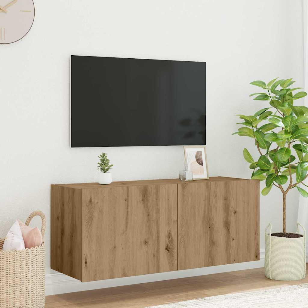 TV-Wandschrank Artisan-Eiche Holzwerkstoff