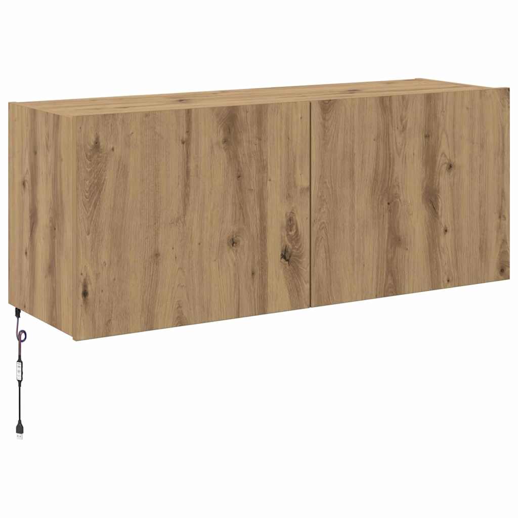 TV-Wandschrank Artisan-Eiche Holzwerkstoff