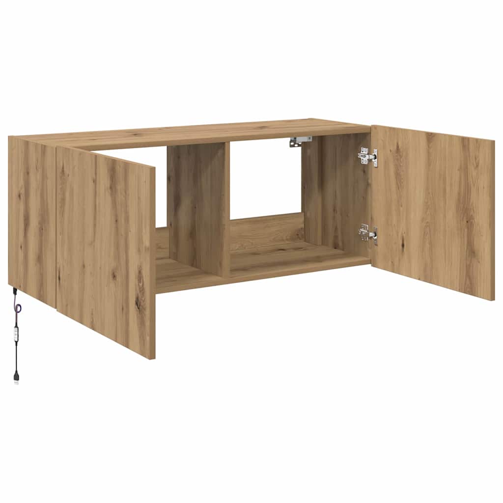 TV-Wandschrank Artisan-Eiche Holzwerkstoff