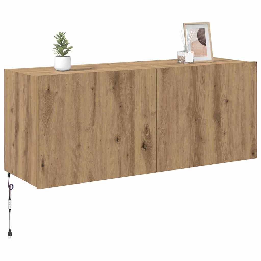 TV-Wandschrank Artisan-Eiche Holzwerkstoff