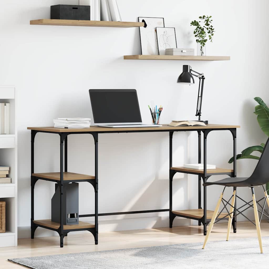 Schreibtisch Artisan-Eiche Holzwerkstoff 140 x 50 x 75 cm