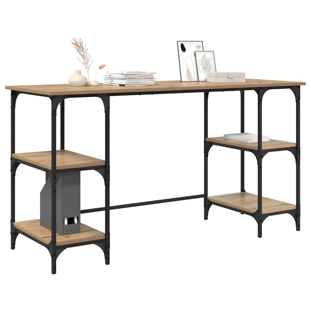 Schreibtisch Artisan-Eiche Holzwerkstoff 140 x 50 x 75 cm