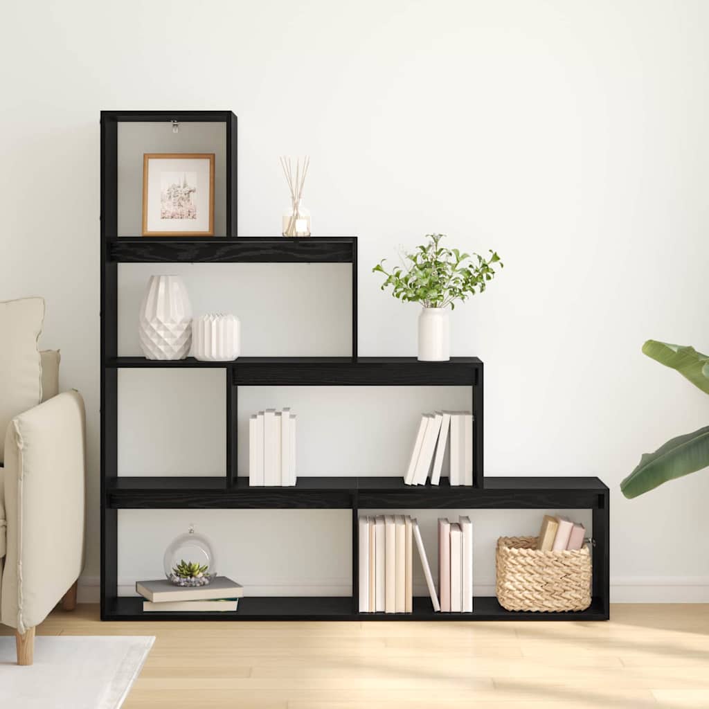 Raumteiler Bücherregal 143,5 x 29 x 143,5 cm Holzwerkstoff