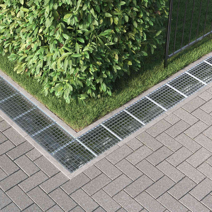 Gitter Silber 30 x 30 x 2 cm Feuerverzinkter Stahl